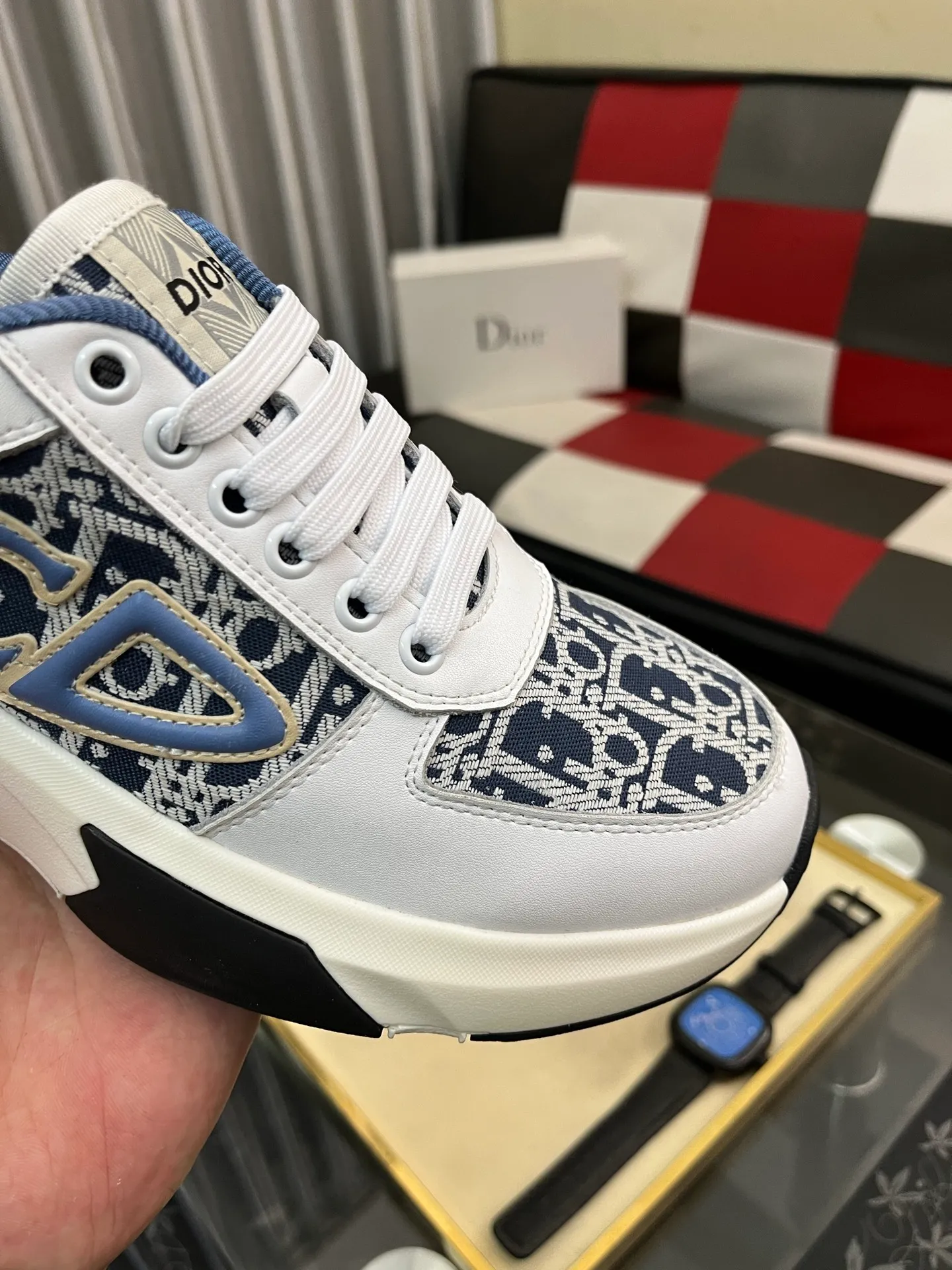 Men's Men's Shoes 💰438⌚️⌚️"Dior DIOR*" latest hot style casual shoes, top brand [seduce] luxury~purchase, top~quality. [Strong] The upper is made of imported breathable cowhide with material ➕ breathable sheepskin feet (•) and fine workmanship. Code number: 38-444️⃣Colors available